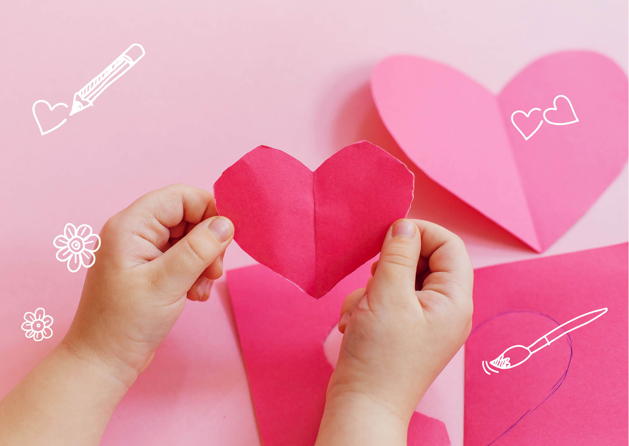 Knutselen voor vader- en moederdag